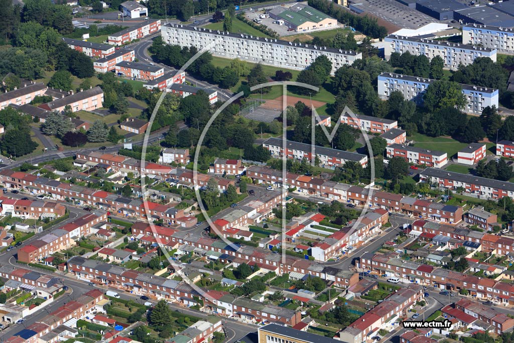 Photo arienne de Arras (Quartier des Bleuets-Eglantines)