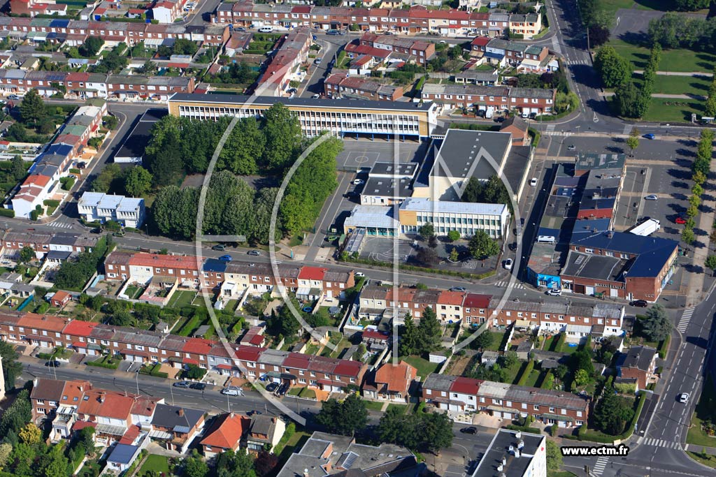 Photo arienne de Arras (Quartier des Bleuets-Eglantines)