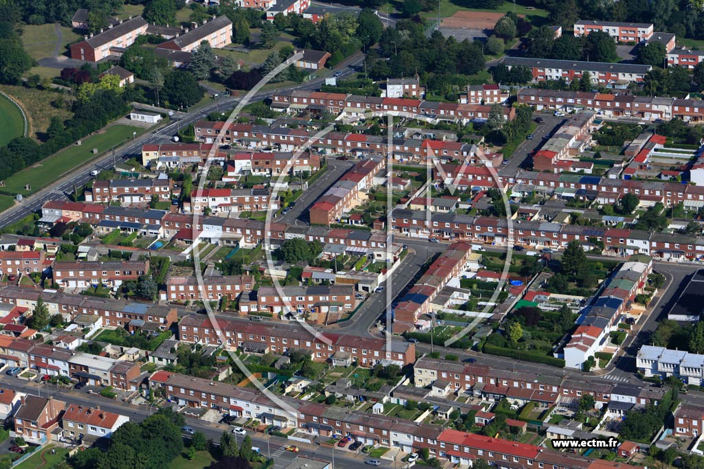 Photo arienne de Arras (Quartier des Bleuets-Eglantines)