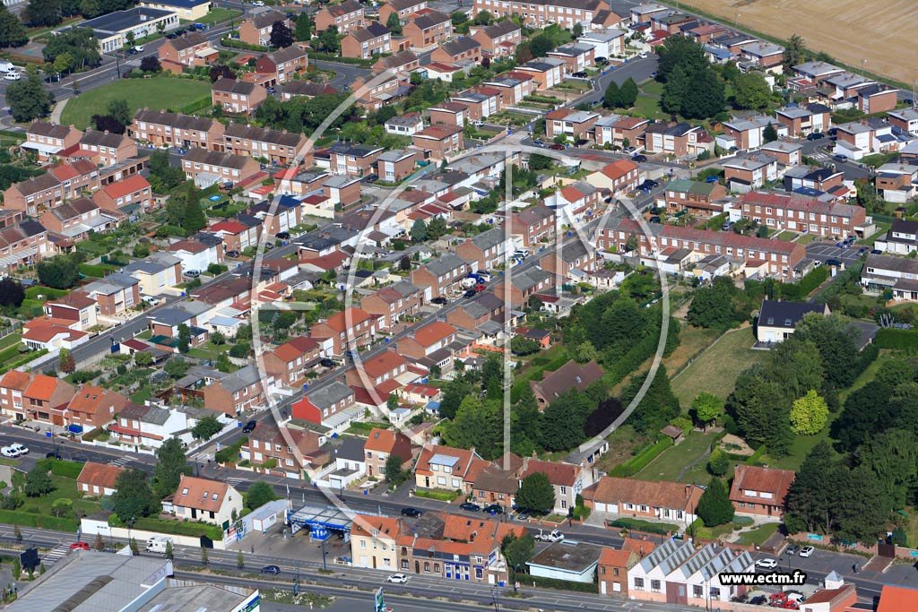 Photo arienne de Arras (Quartier des Fauvettes)