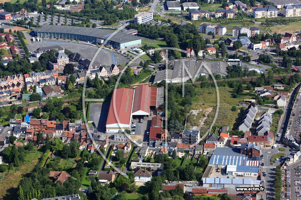 Photo arienne de Arras (Quartier du Cimetire)