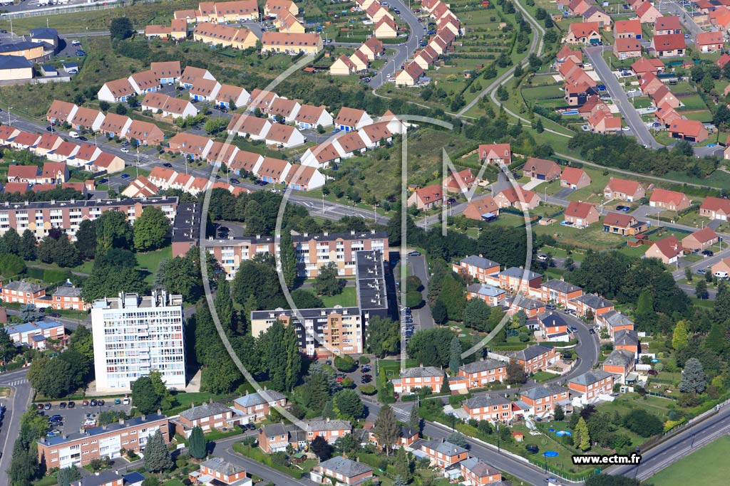 Photo arienne de Arras (Quartier les Bonnettes)