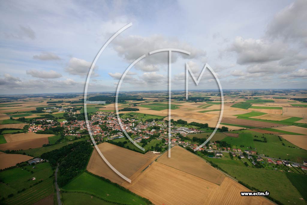 Photo arienne de Avesnes-le-Comte