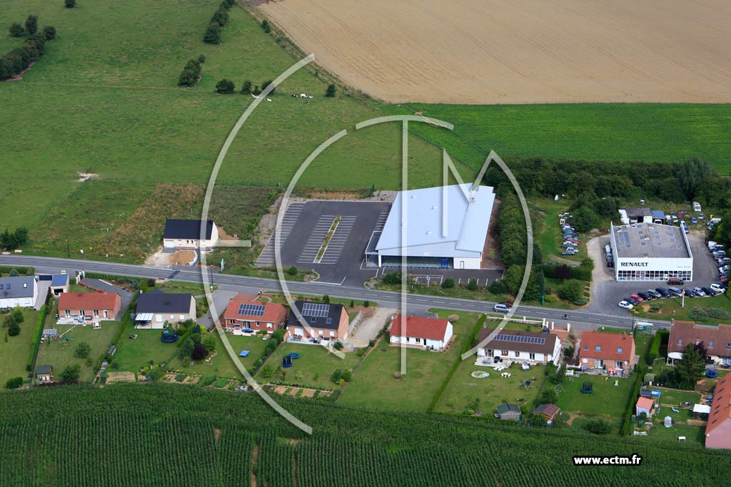 Photo arienne de Avesnes-le-Comte
