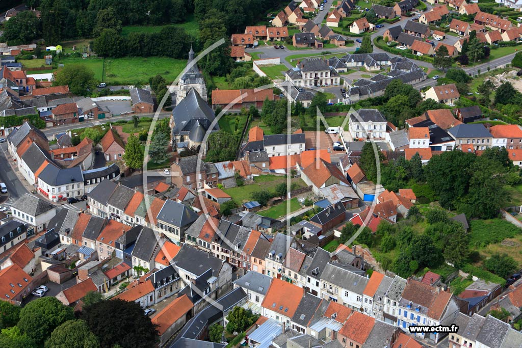 Photo arienne de Avesnes-le-Comte