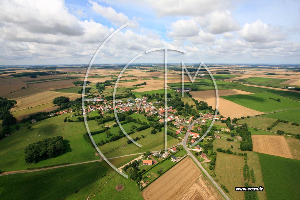 Photo arienne de Bailleulmont