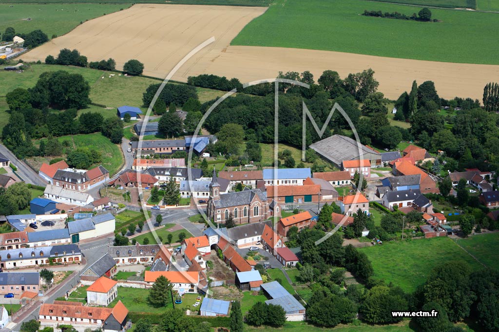 Photo arienne de Bailleulmont