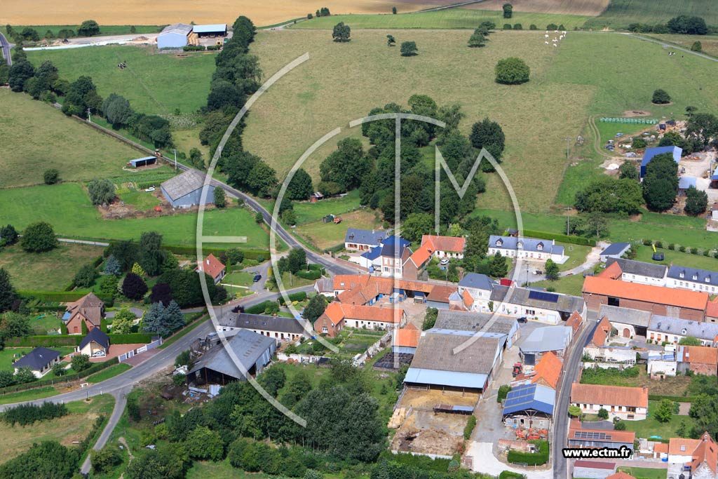 Photo arienne de Bailleulval