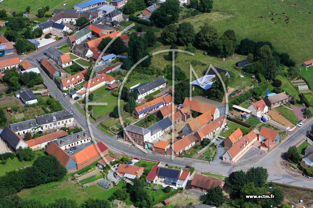 Photo arienne de Bailleulval