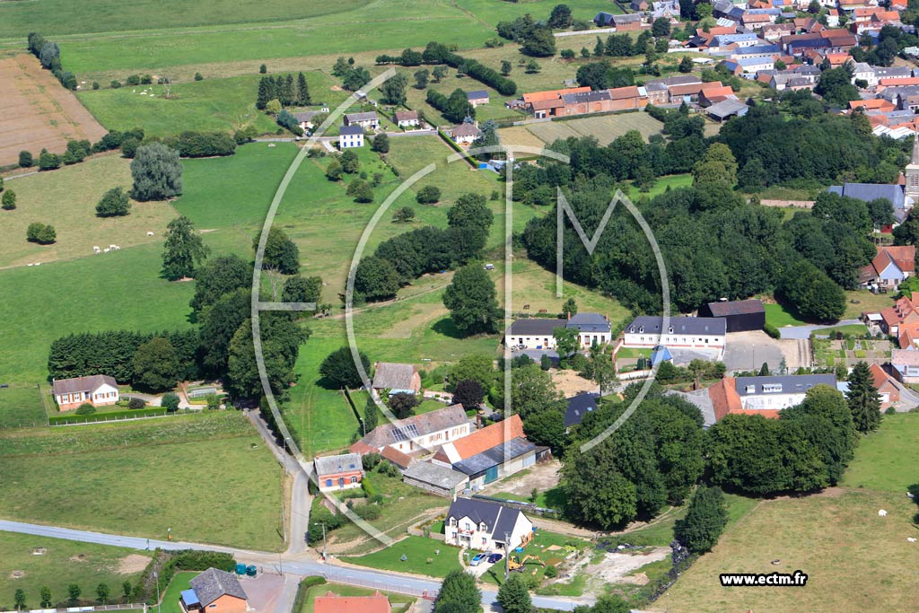 Photo arienne de Berles-au-Bois