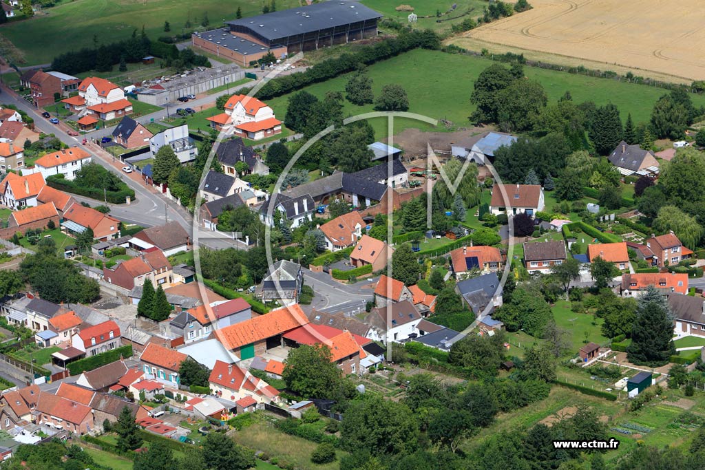 Photo arienne de Givenchy-en-Gohelle