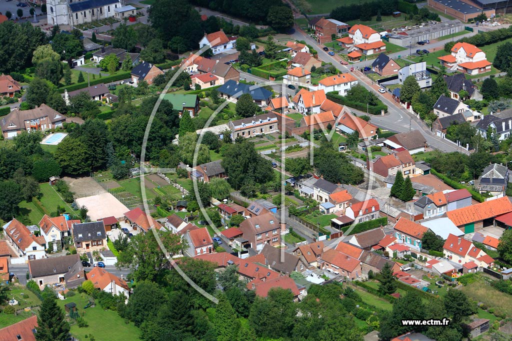 Photo arienne de Givenchy-en-Gohelle