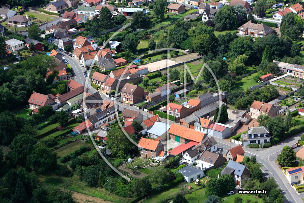 Photo arienne de Givenchy-en-Gohelle