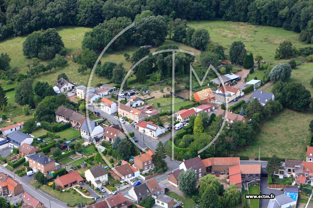 Photo arienne de Givenchy-en-Gohelle
