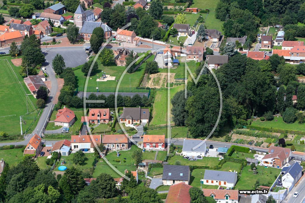 Photo arienne de Hnin-sur-Cojeul