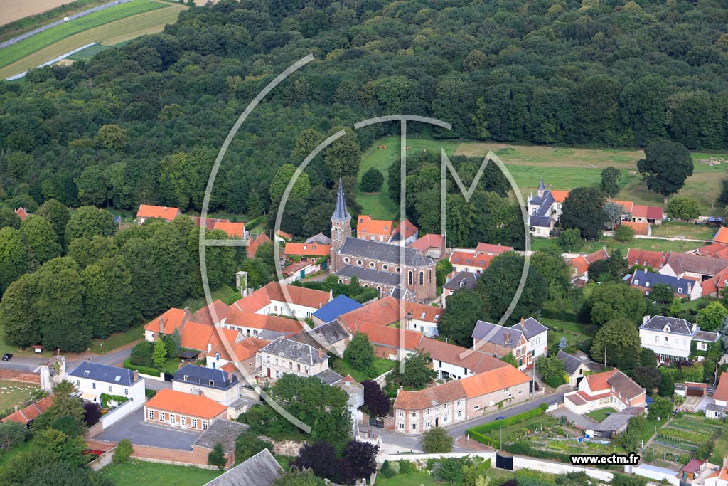 Photo arienne de Mont-Saint-loi