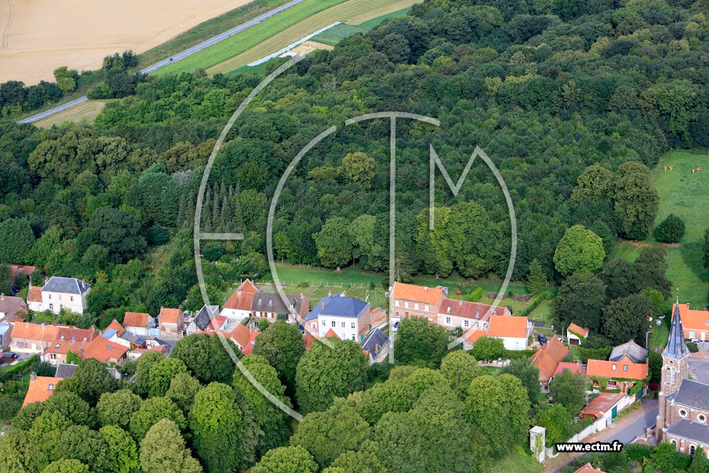 Photo arienne de Mont-Saint-loi