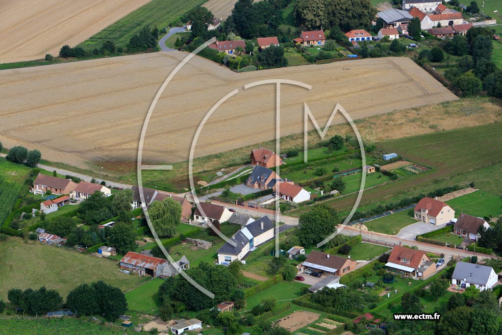 Photo arienne de Montenescourt