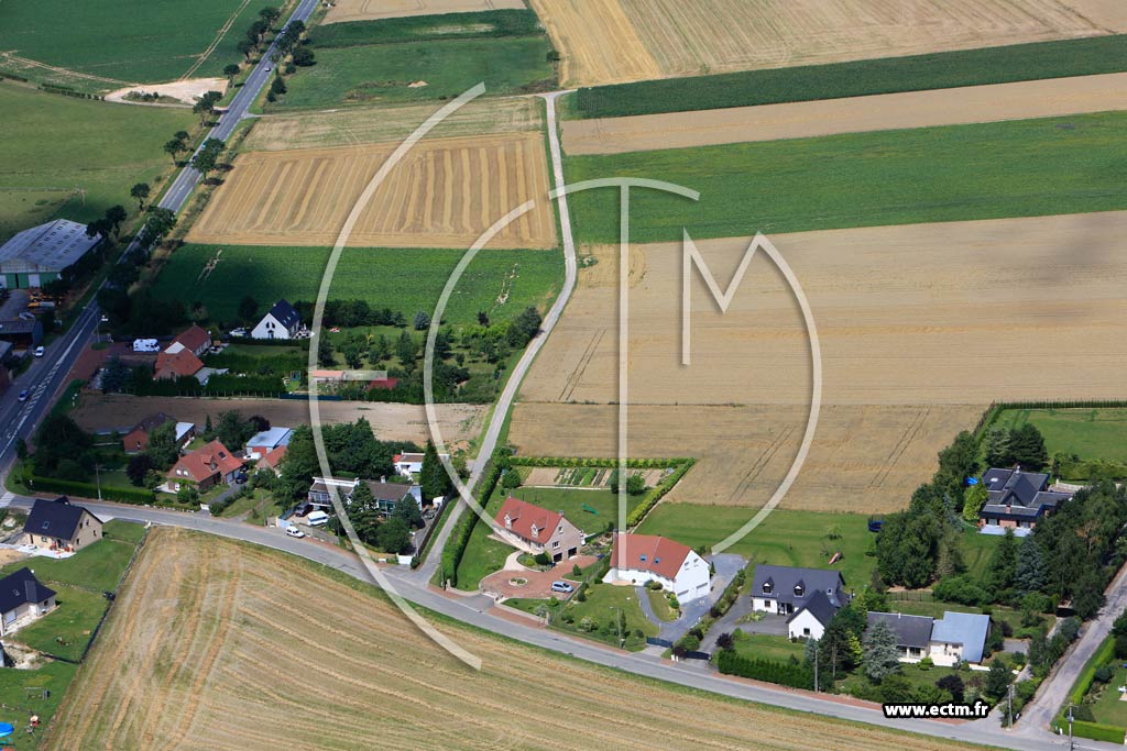 Photo arienne de Neuville-Saint-Vaast (La Targette)