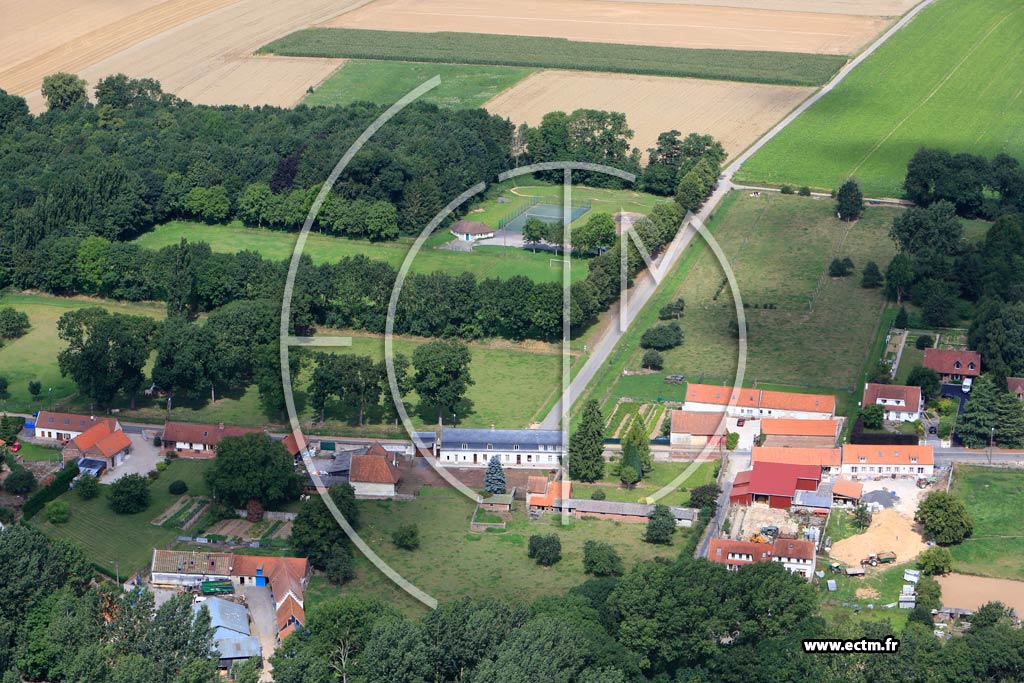 Photo arienne de Rivire (Bretencourt)