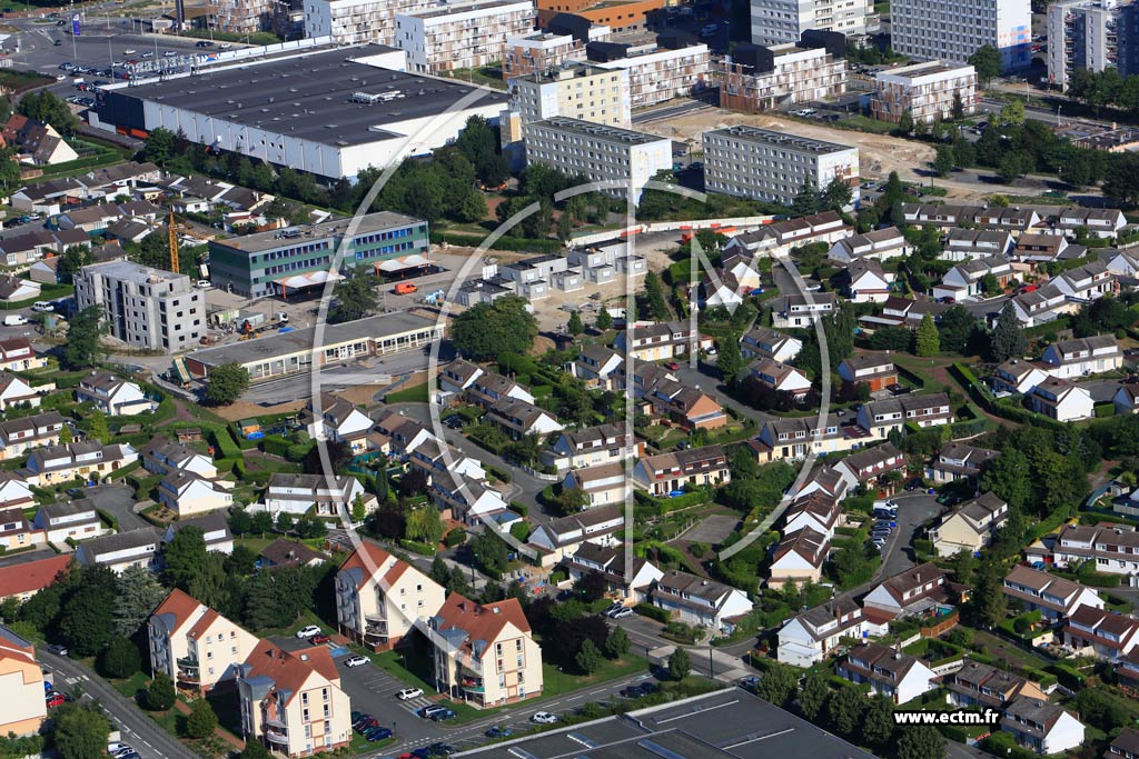 Photo arienne de Saint-Laurent-Blangy (Rsidence de la Semoy)