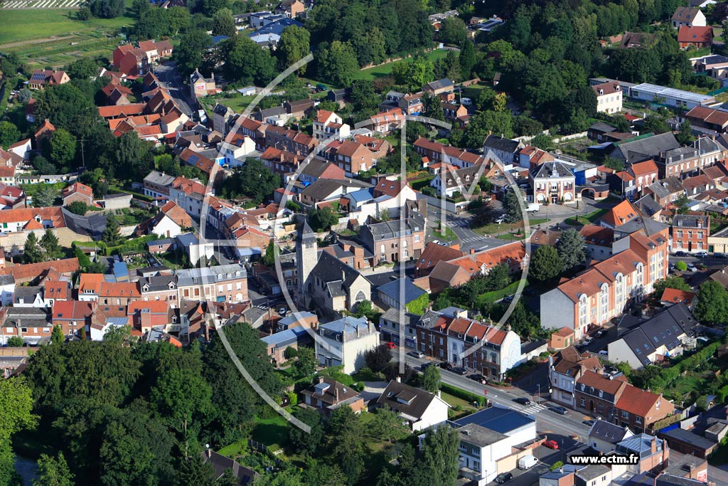 Photo arienne de Saint-Nicolas