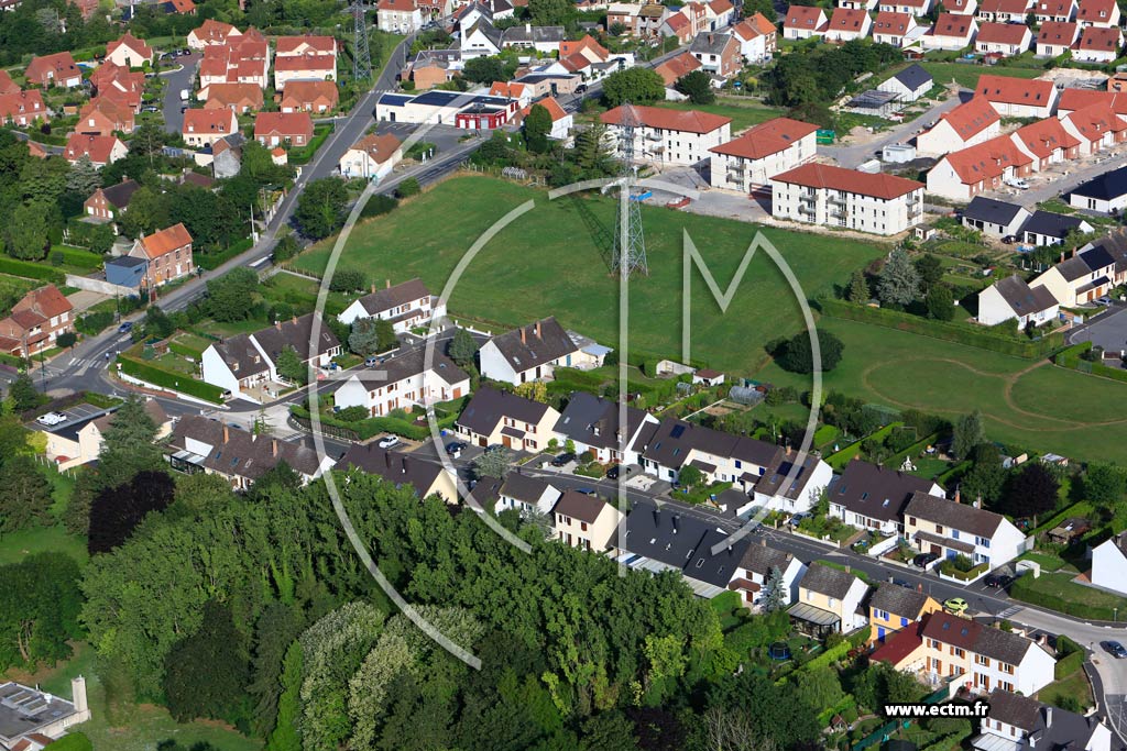 Photo arienne de Sainte-Catherine (Dourlens)