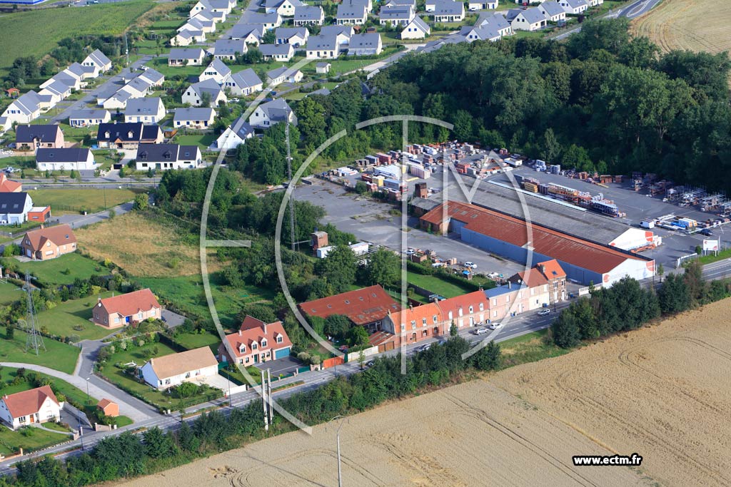 Photo arienne de Sainte-Catherine (Route de Lens)