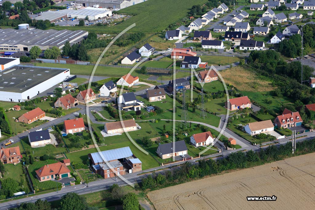 Photo arienne de Sainte-Catherine (Route de Lens)