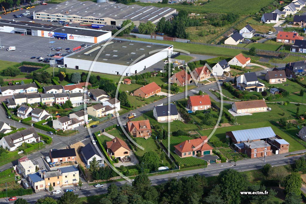 Photo arienne de Sainte-Catherine (Route de Lens)
