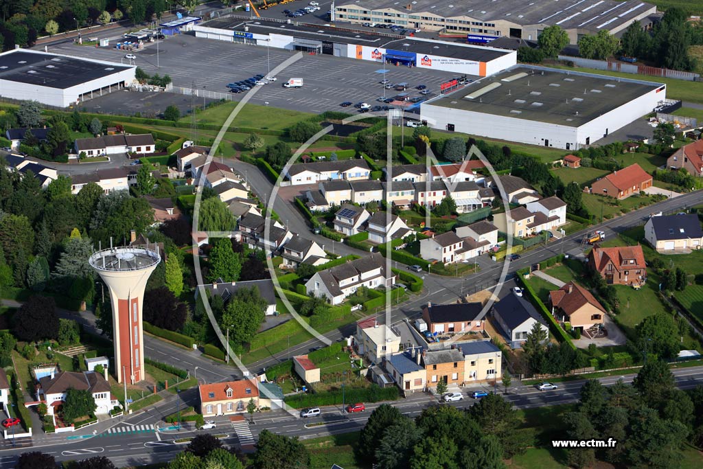 Photo arienne de Sainte-Catherine (Route de Lens)