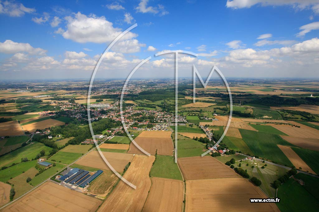 Photo arienne de Souchez