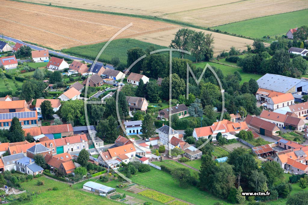Photo arienne de Villers-au-Bois