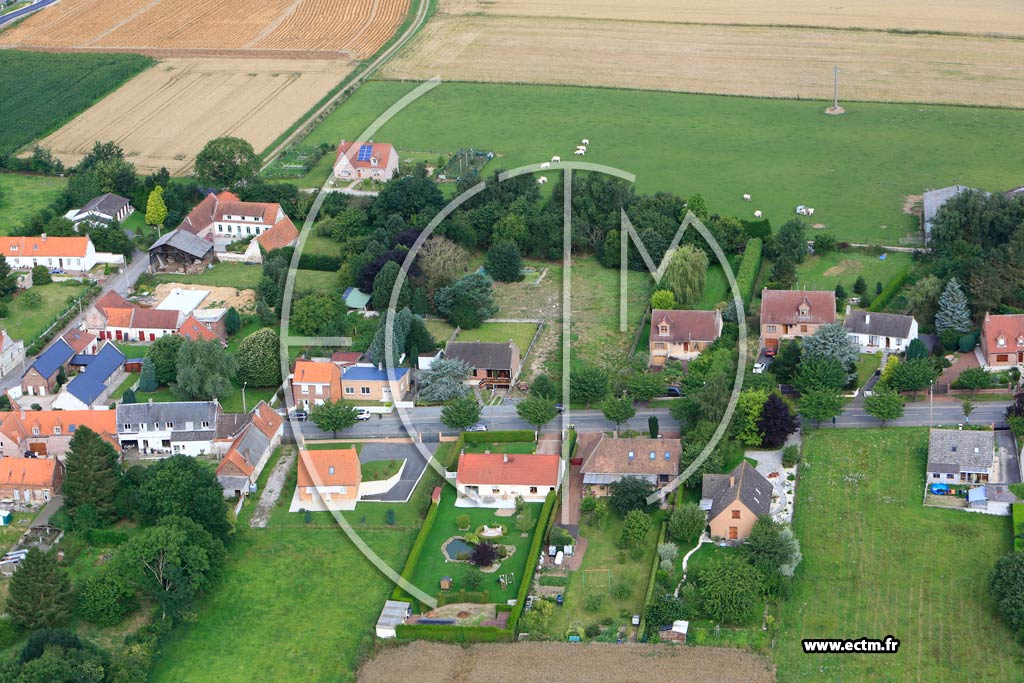 Photo arienne de Villers-au-Bois