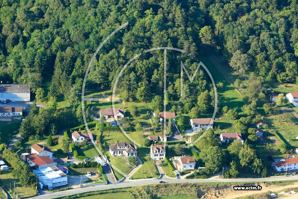 Photo arienne de Bar le Duc (Chemin de Curmont)