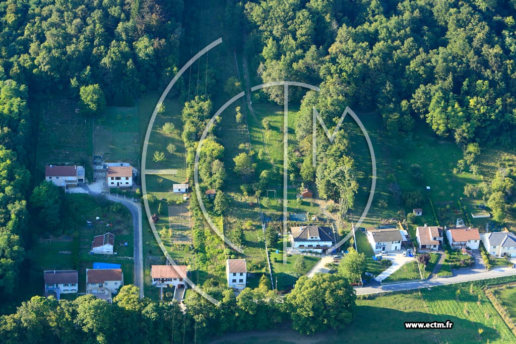 Photo arienne de Bar le Duc (Chemin de Curmont)
