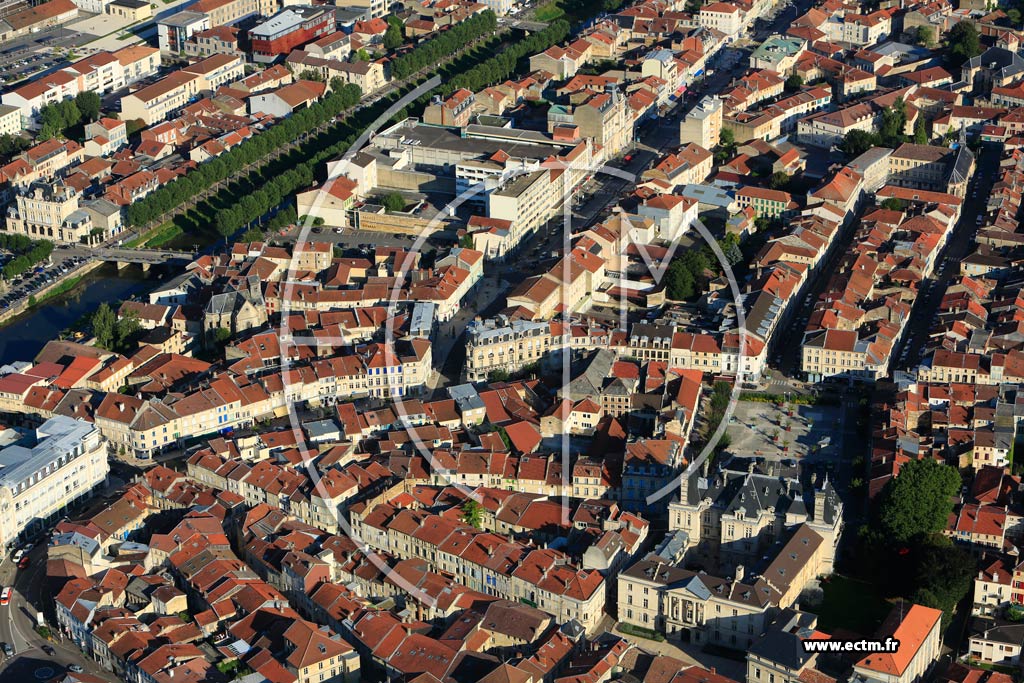 Photo arienne de Bar le Duc (Ville Basse)
