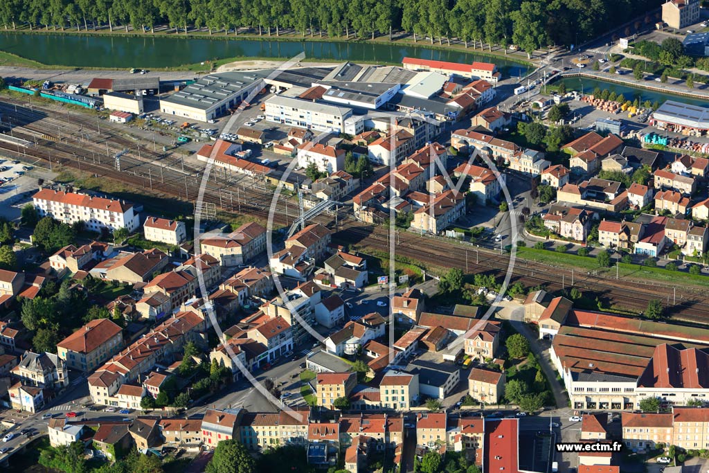 Photo arienne de Bar le Duc (Ville Basse)