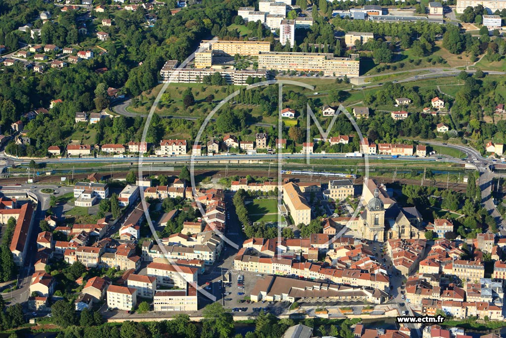 Photo arienne de Bar le Duc (Ville Basse)