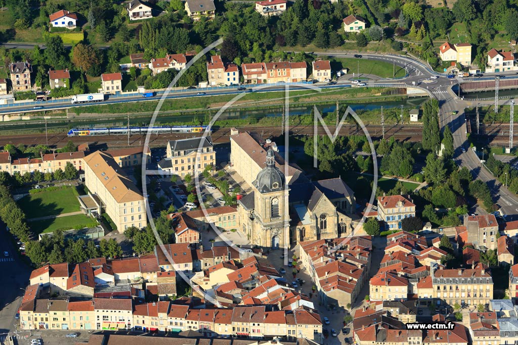 Photo arienne de Bar le Duc (Ville Basse)