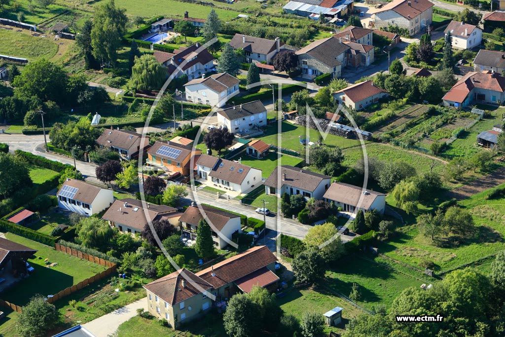 Photo arienne de Bazincourt-sur-Saulx
