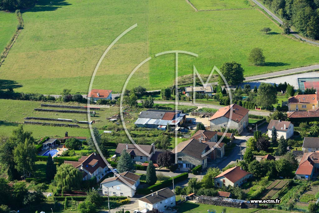 Photo arienne de Bazincourt-sur-Saulx