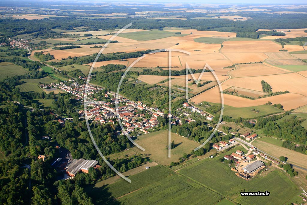 Photo arienne de Beurey-sur-Saulx