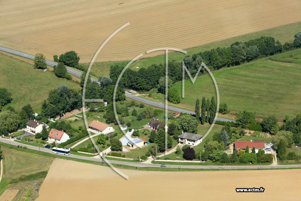 Photo arienne de Brabant-le-Roi