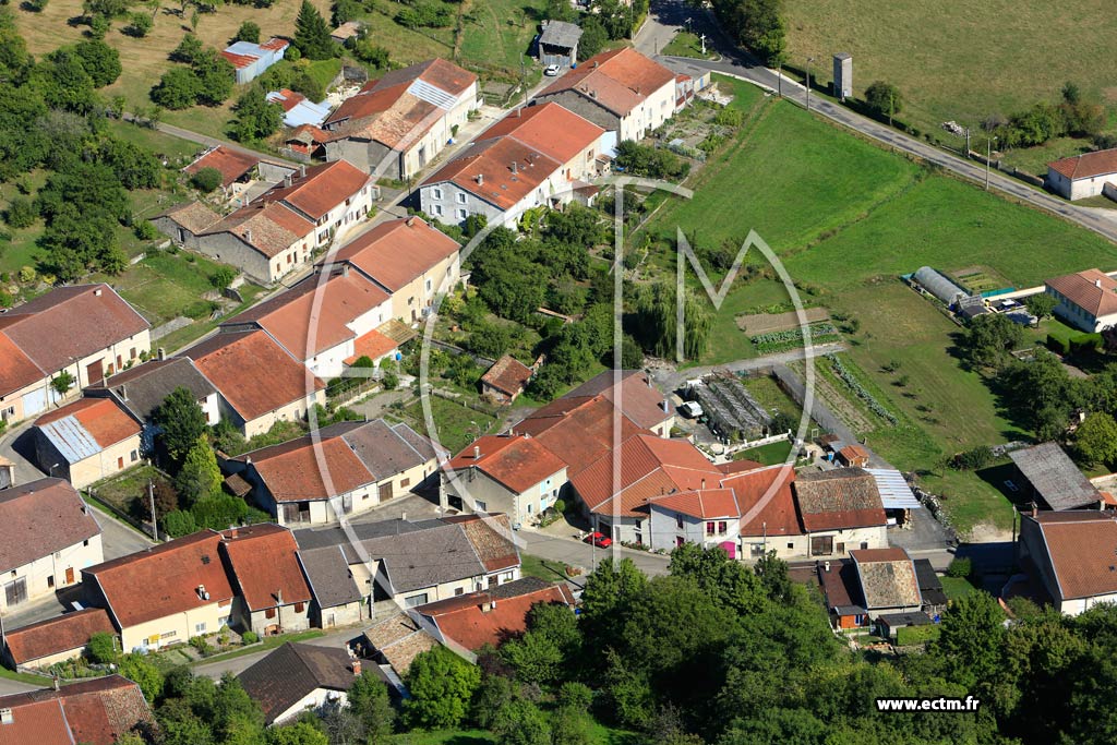 Photo arienne de Chanteraine (Morlaincourt)