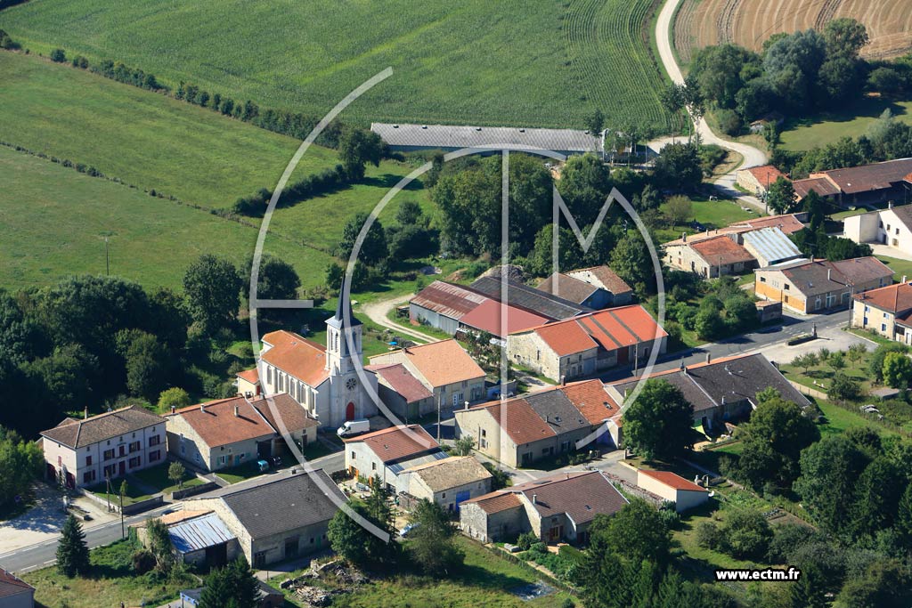 Photo arienne de Lignires-sur-Aire