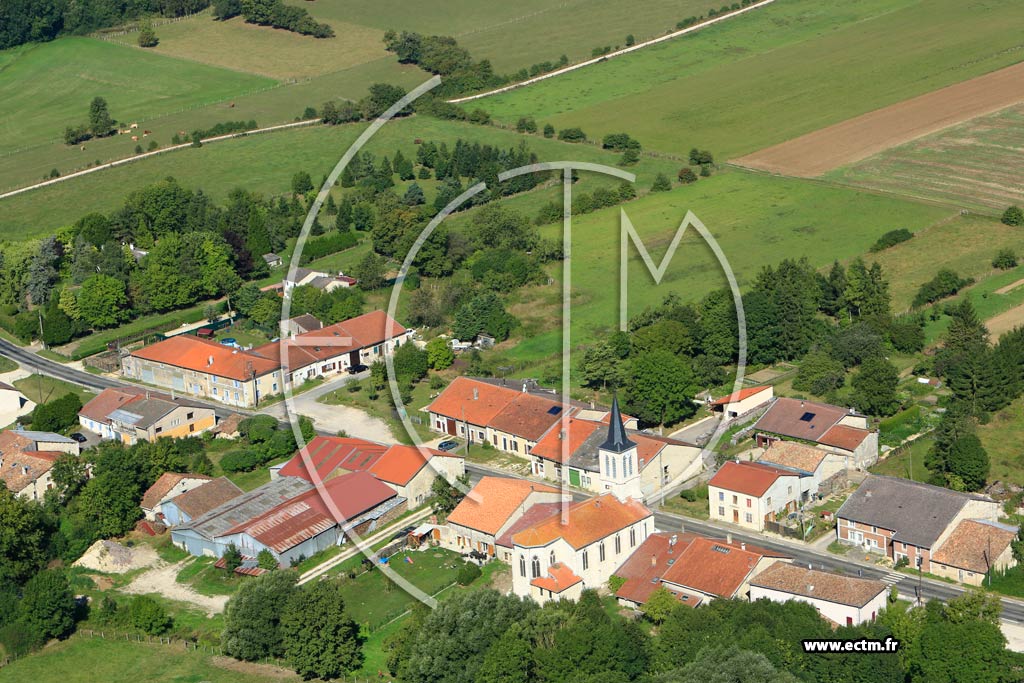 Photo arienne de Lignires-sur-Aire