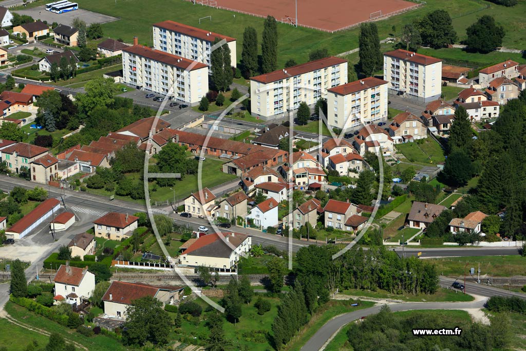 Photo arienne de Ligny-en-Barrois