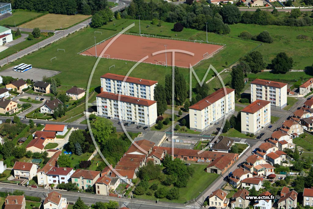 Photo arienne de Ligny-en-Barrois