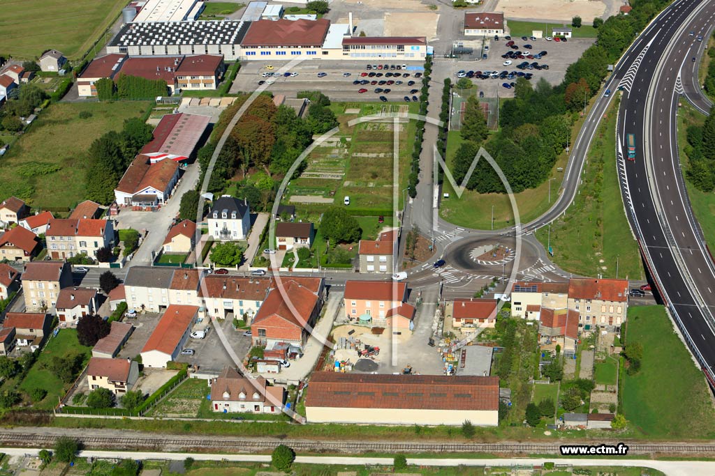 Photo arienne de Ligny-en-Barrois